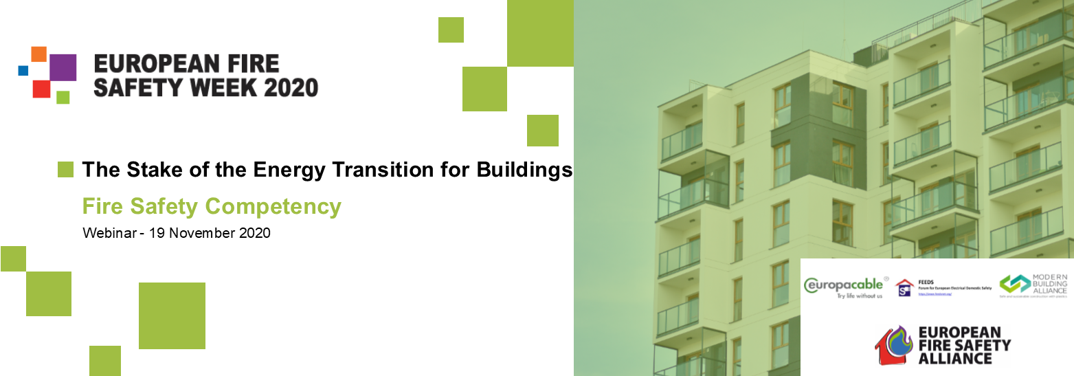 The stake of the Energy Transition for Buildings - Fire Safety Competency